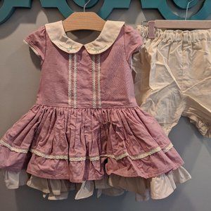 To the Moon Mauve Dainty tunic set